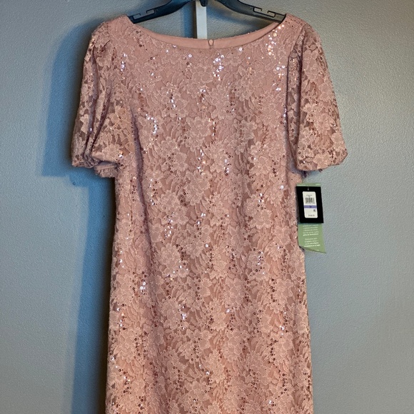 Jessica Howard Lace Short Sleeve Sheath Dress - Picture 1 of 4